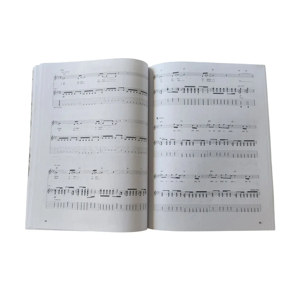Nirvana‎ Authentic Guitar Tablature Songbook Sheet Music Hal Leonard